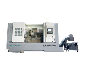 Горизонтальные токарные станки MetalCraft с ЧПУ TCK80-1500 c люнетом (TCK80-1500.F15/18.5.A2-11.12K.304T.L)