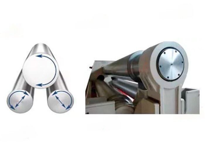Мощные трехвалковые гидравлические вальцы Bendmak CY3R-HHS 270-30/10