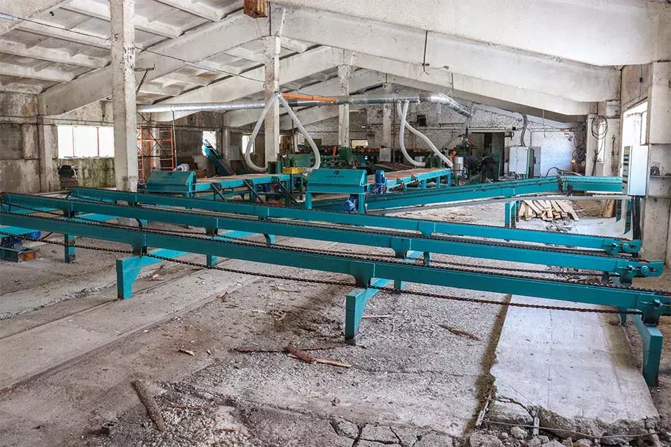 Линия производства паллетной доски Cronver 260-P